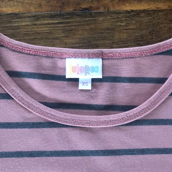 LuLaRoe striped shirt! SOLD ✅ - Picture 3 of 3